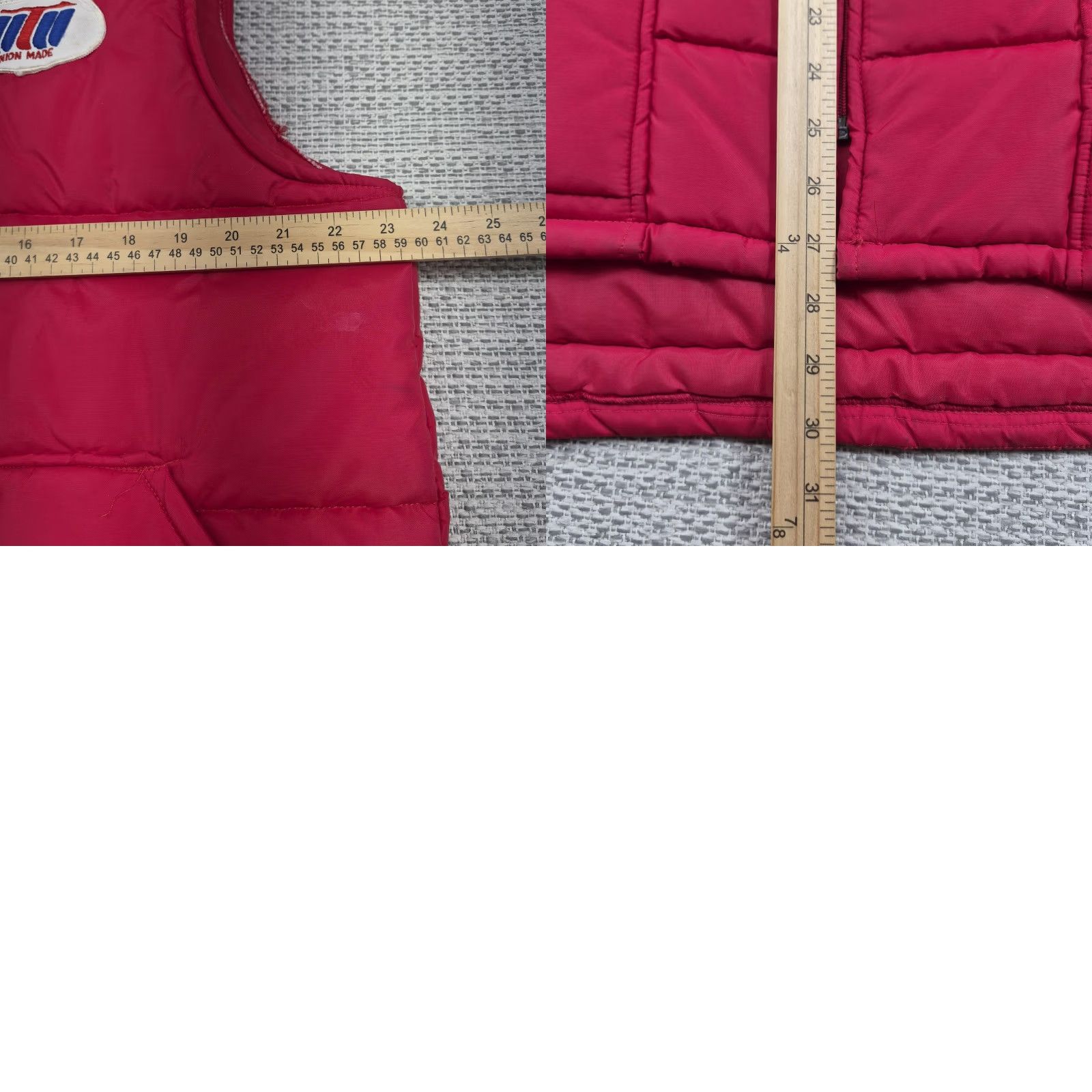 Vintage VINTAGE Swingster Vest Mens Large Red Puffer Quilted Union Made USA 70s 80s Size US L / EU 52-54 / 3 - 9 Thumbnail