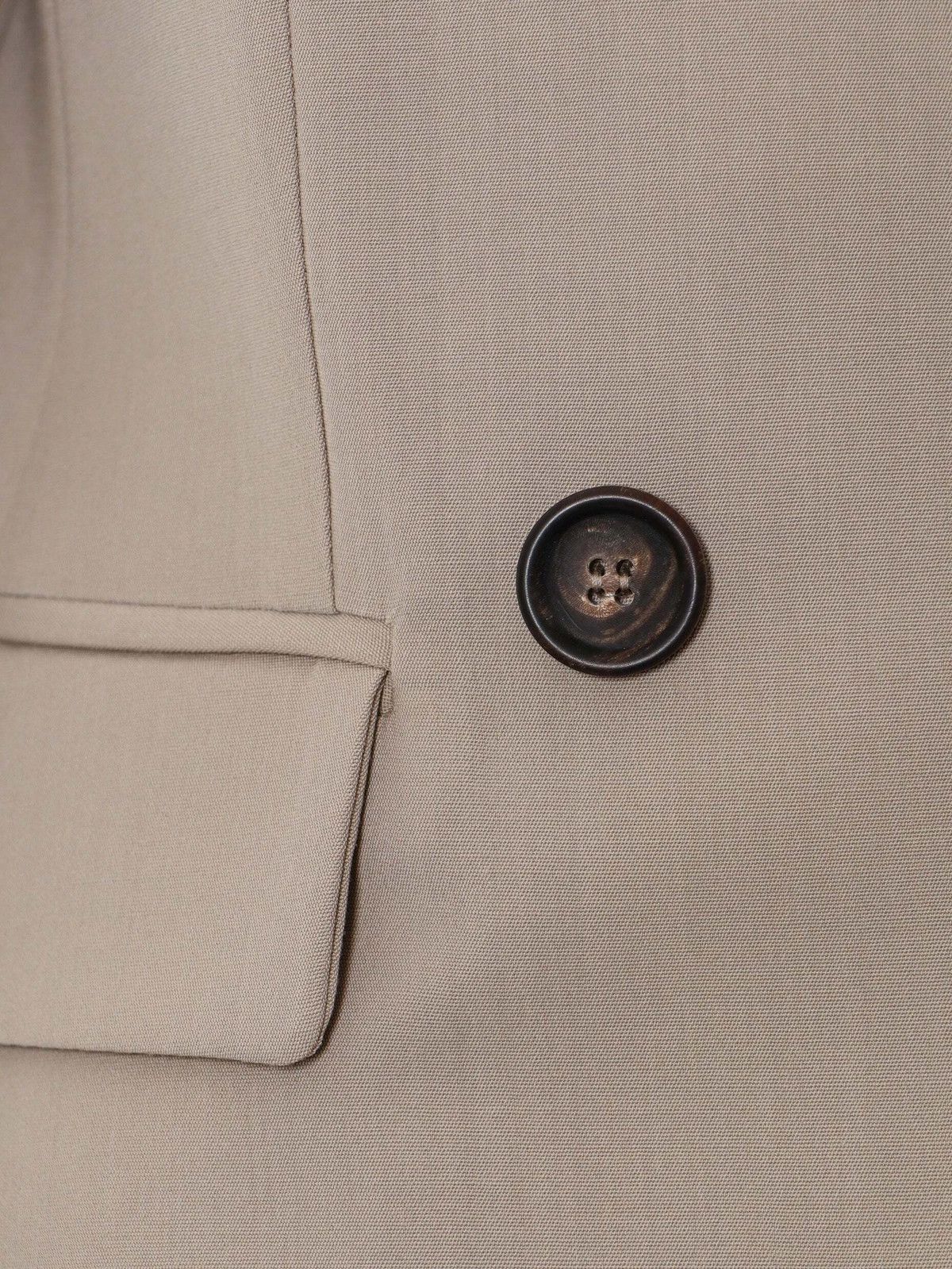Brunello Cucinelli o1y0725 Blazer in Khaki Size S / US 4 / IT 40 - 3 Thumbnail
