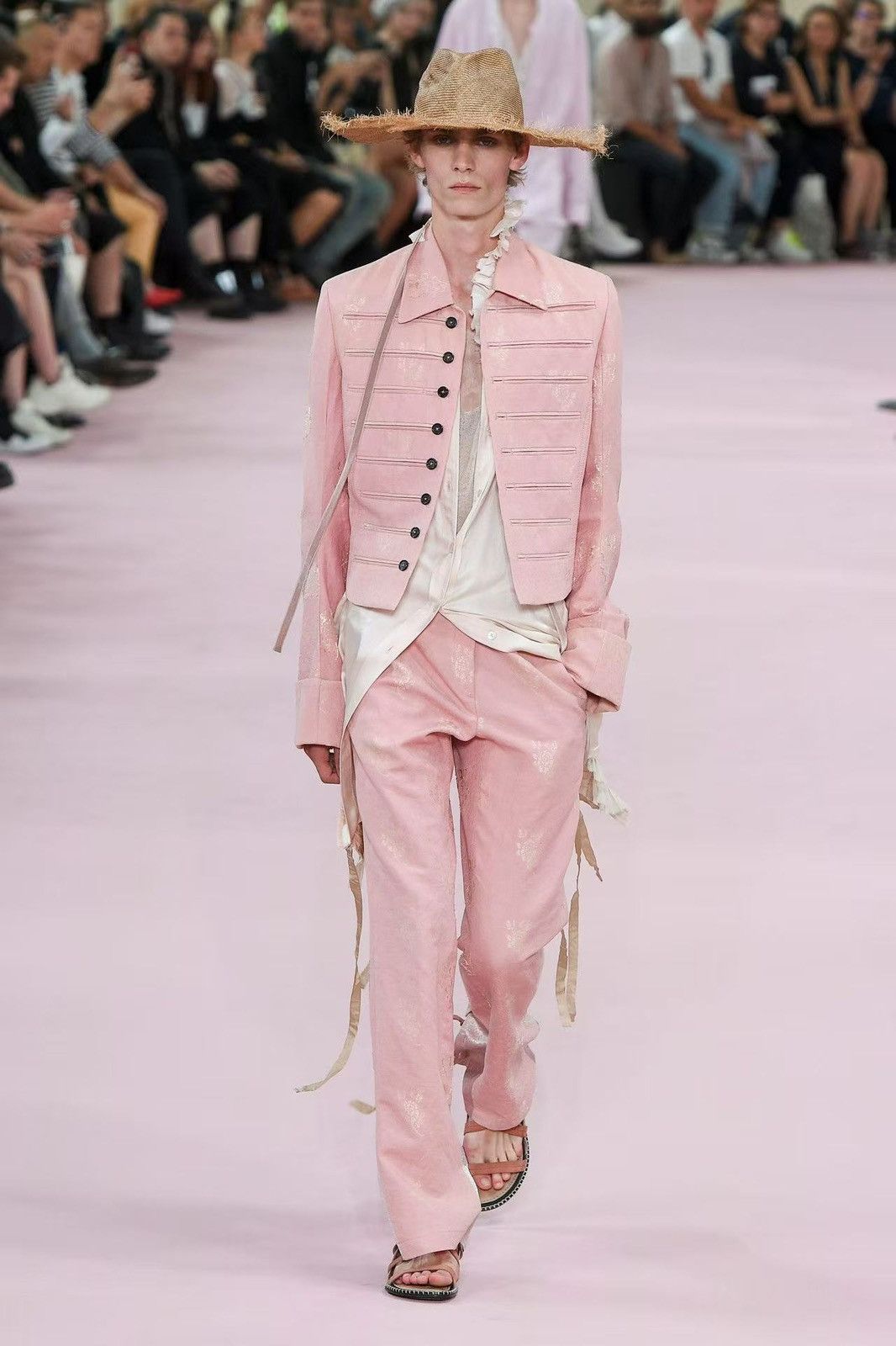 Rare Ann Demeulemeester 19SS rose pink trouser