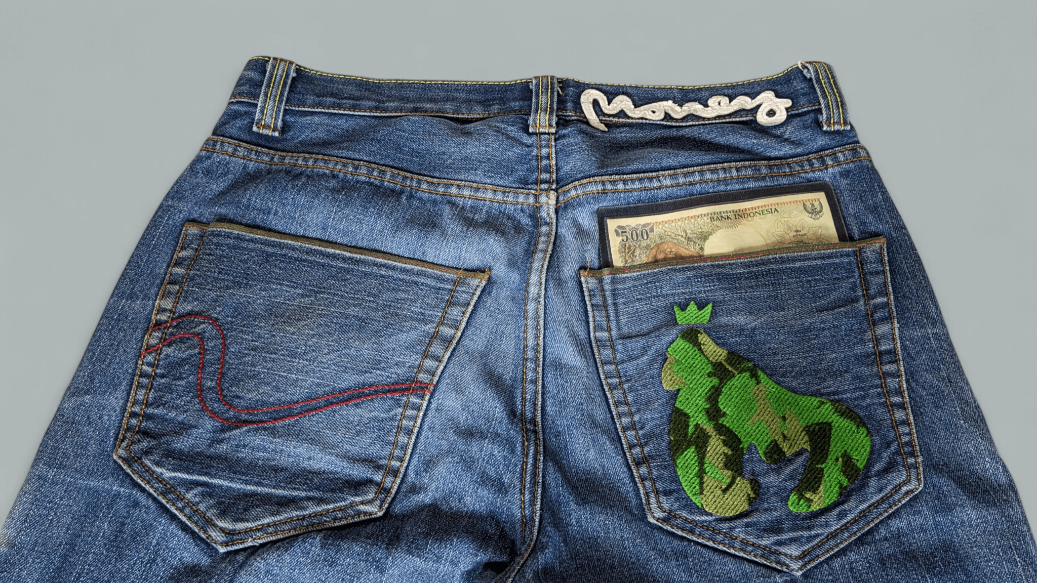 Other RARE Money Clothing Selvedge Denim Jeans 500 Rupiah Sz 30 Size US 30 / EU 46 - 1 Thumbnail