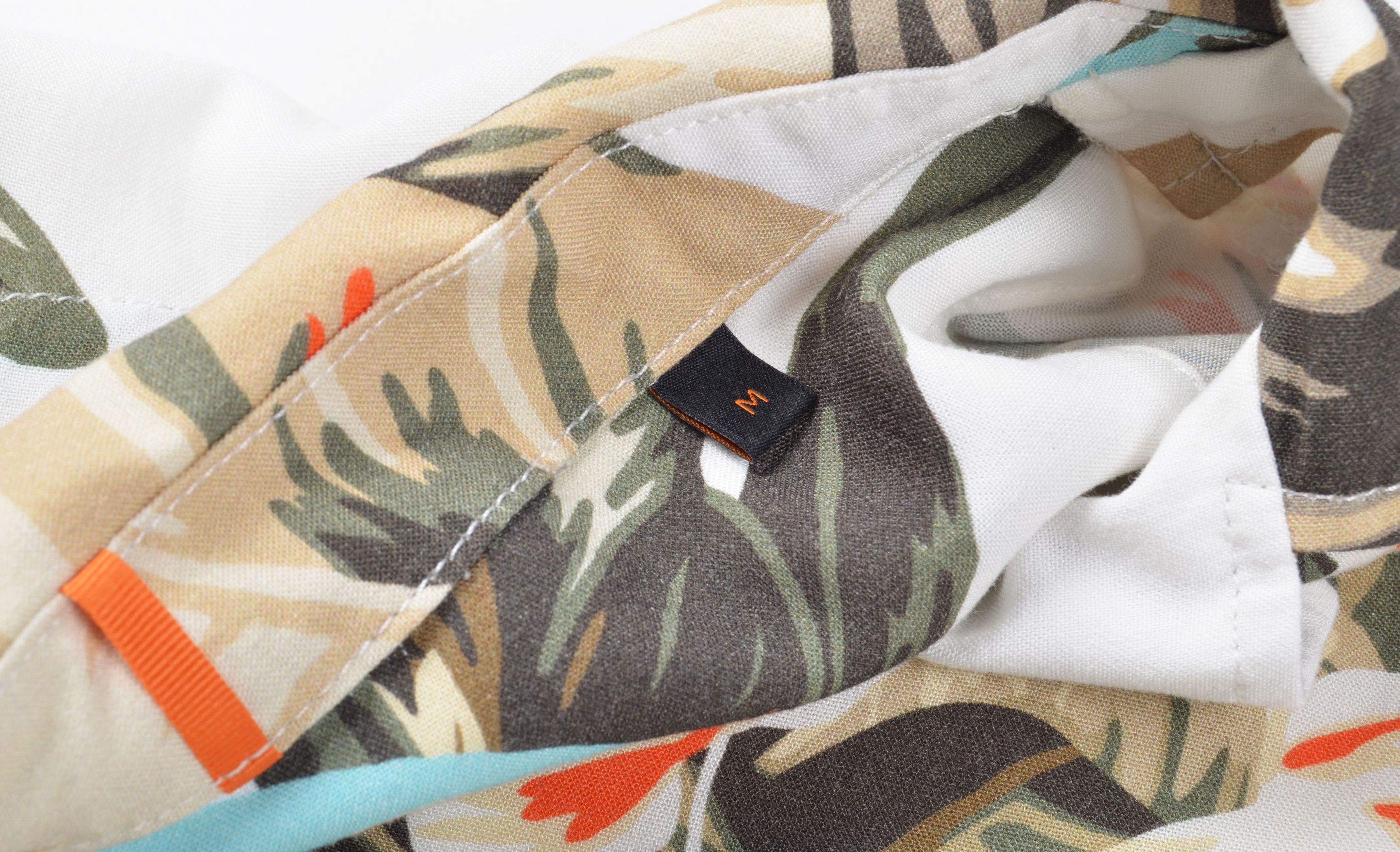 Hugo Boss Hugo Boss Floral Short Sleeve Viscosa Hawaiian Shirt Size US M / EU 48-50 / 2 - 6 Thumbnail