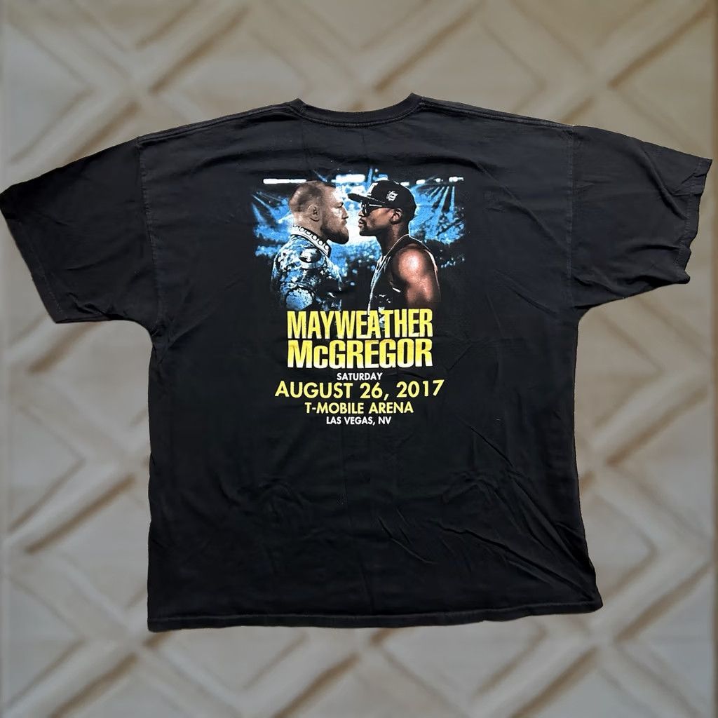 McGregor Floyd Mayweather vs Conor McGregor T Shirt Money Fight Aug 26 2017 2XL Black Mens T-Shirt Size US XXL / EU 58 / 5 - 1 Thumbnail