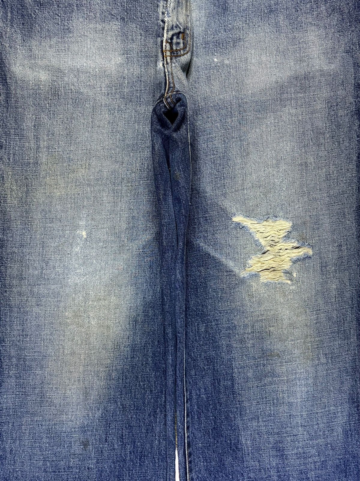 Japanese Brand Vintage Japanese Brand Mud Wash Distressed Baggy Jeans Size US 33 - 5 Thumbnail