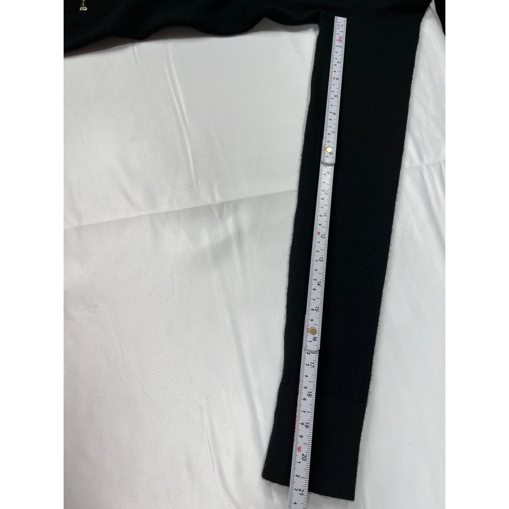 Versace Versace Womens Black V Neck Long Sleeve Sweater Size 42 SKU Size M / US 6-8 / IT 42-44 - 8 Thumbnail