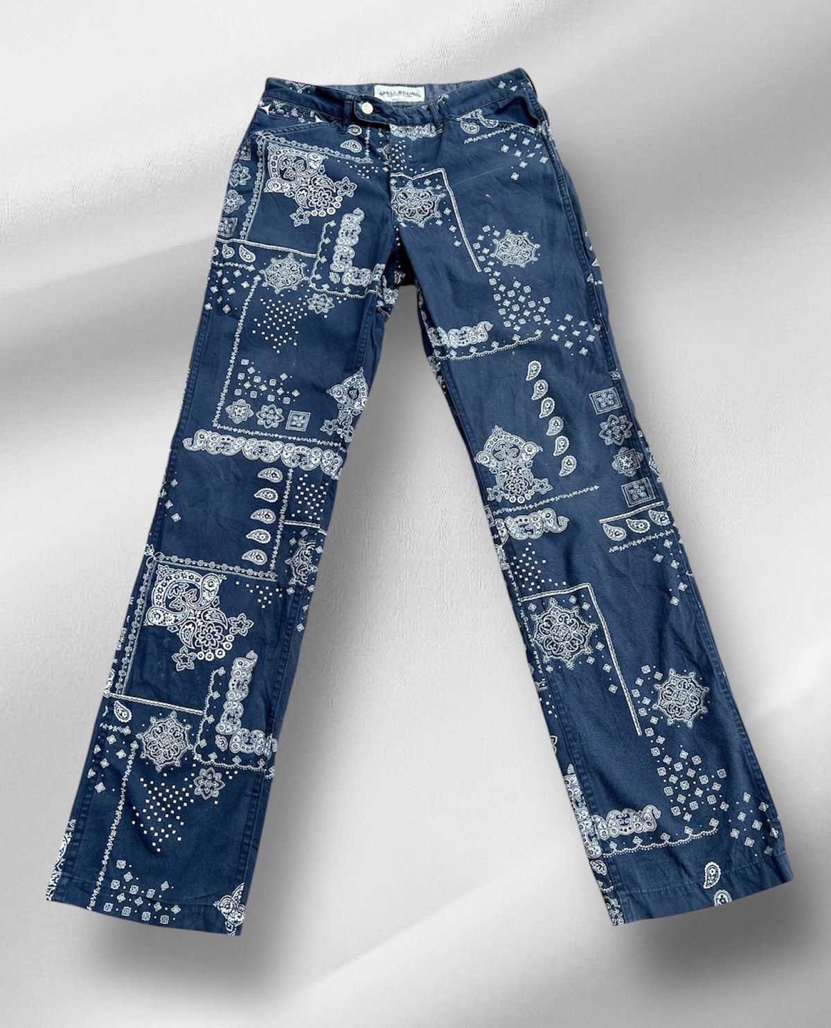 Japanese Brand × Kapital × Spellbound Vintage Spellbound DMG Japan Bandana Navy Mens Size US 30 / EU 46 - 1 Thumbnail