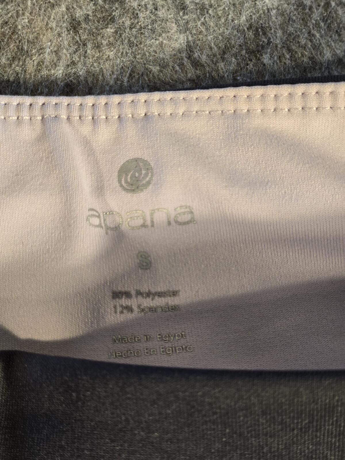 Other Apana Gray Colorblock Mesh Leggings Sz S Yoga Athleisure Gym Size 28" / US 6 / IT 42 - 3 Thumbnail