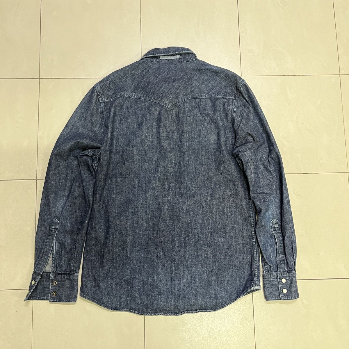 Levi's × Levi's Vintage Clothing × Vintage Levis Western Pocket Denim Shirt Size US S / EU 44-46 / 1 - 16 Thumbnail