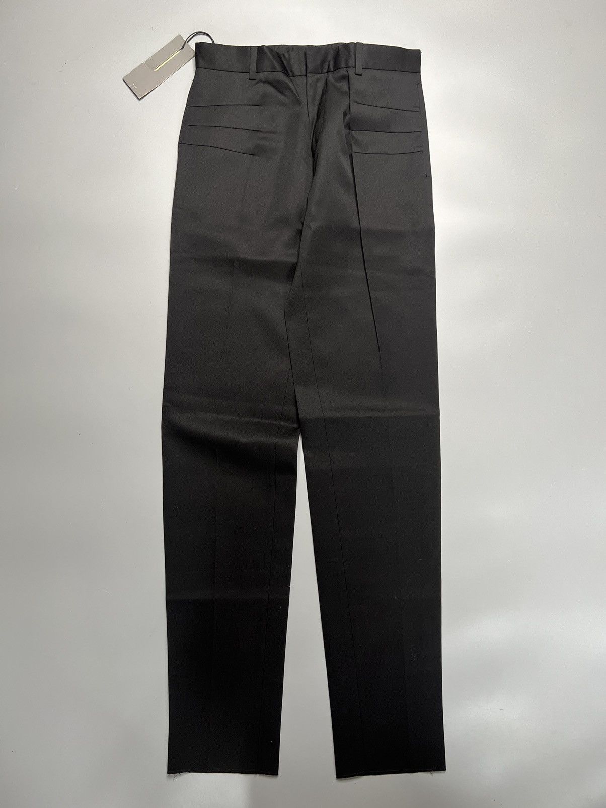 Dior × Hedi Slimane Dior x Hedi Slimane F/W 2002 “Reflexion” Stack Wool Trouser Size US 28 / EU 44 - 3 Thumbnail