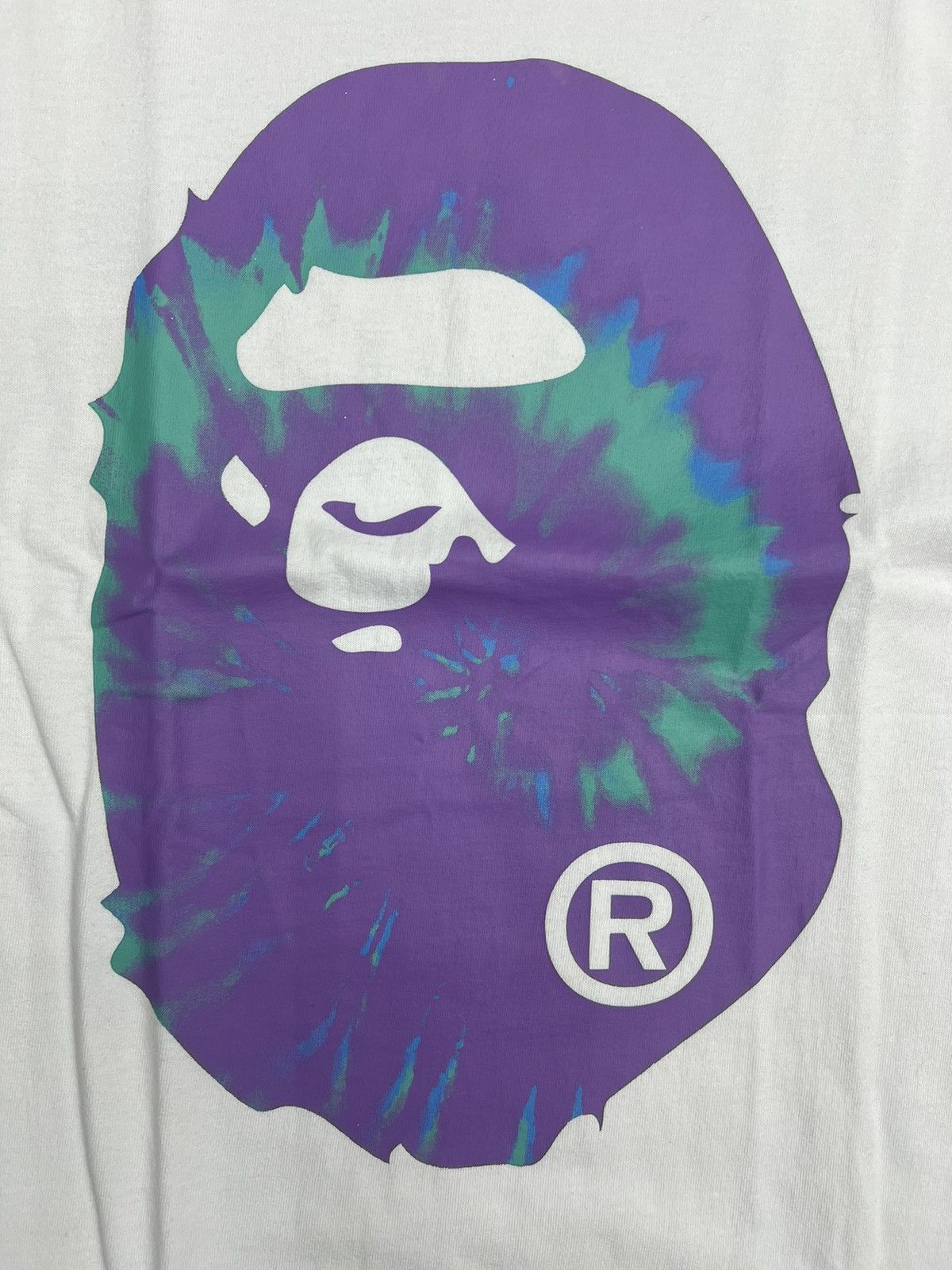 Bape Bape Tie Dye Ape Head T-Shirt Size US L / EU 52-54 / 3 - 2 Thumbnail