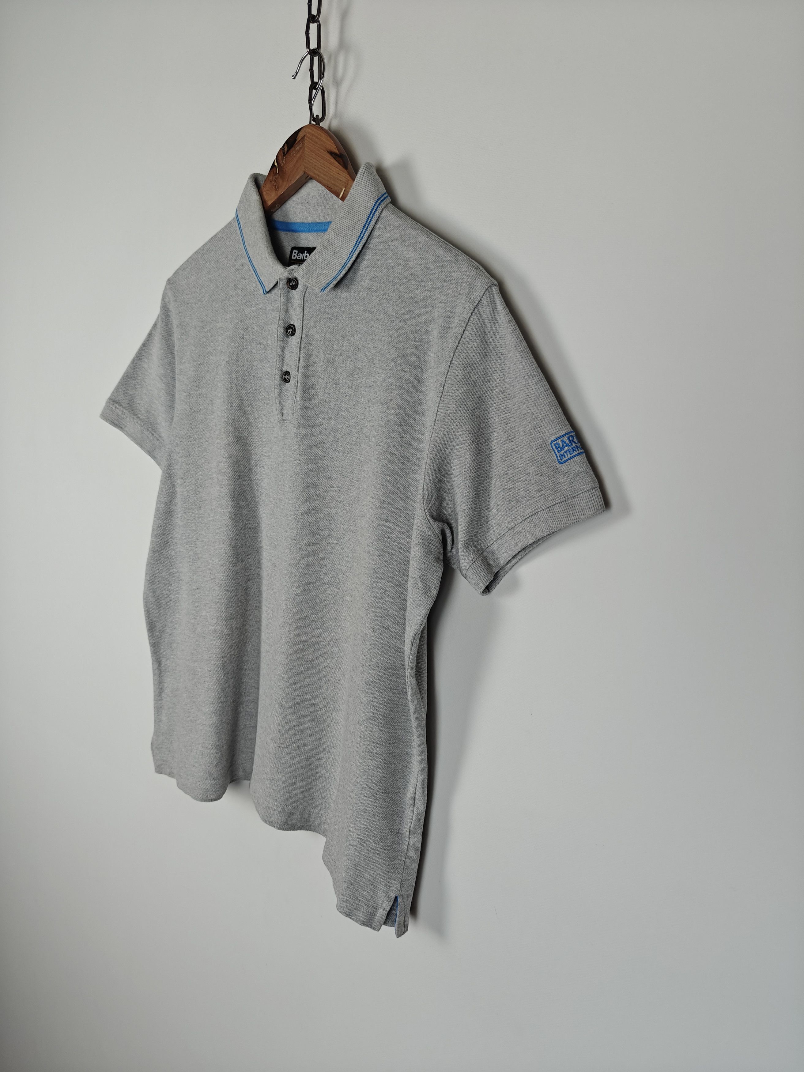 Barbour Barbour International Polo T-Shirt Gray size M Size US M / EU 48-50 / 2 - 5 Thumbnail