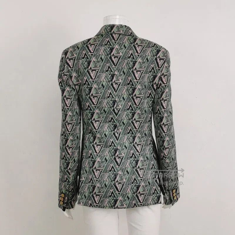 Louis Vuitton Louis Vuitton Wool Blend Patterned Blazer Jacket. Size US S / EU 44-46 / 1 - 2 Thumbnail