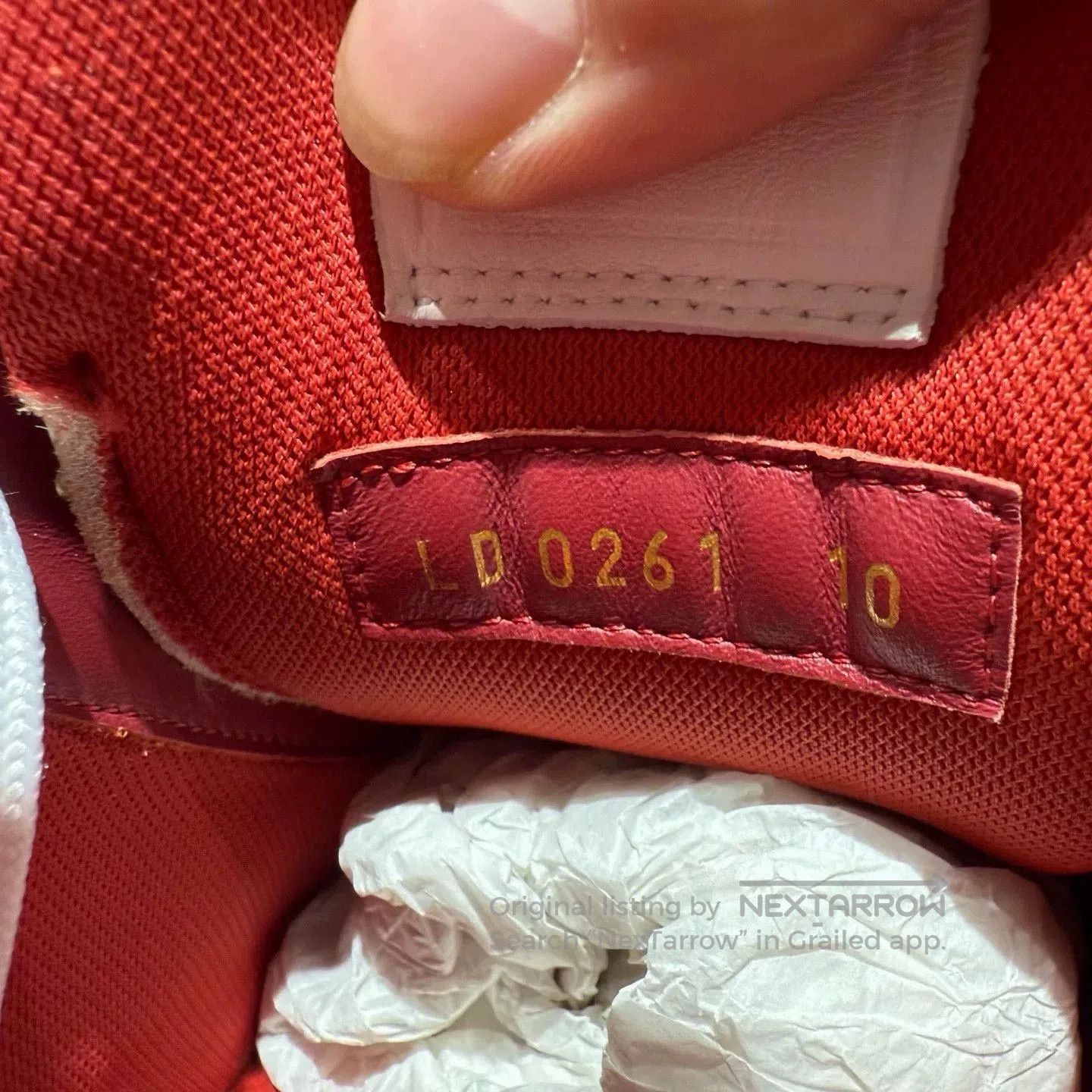 Louis Vuitton Louis Vuitton LV Trainer Red White. Size US 10 / EU 43 - 8 Thumbnail
