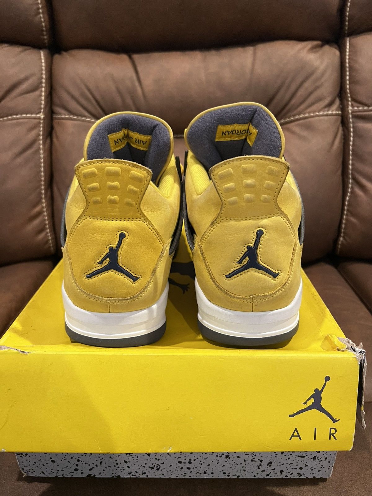 Jordan Brand Jordan 4 Retro Lightning (2021) Size US 13 / EU 46 - 4 Thumbnail