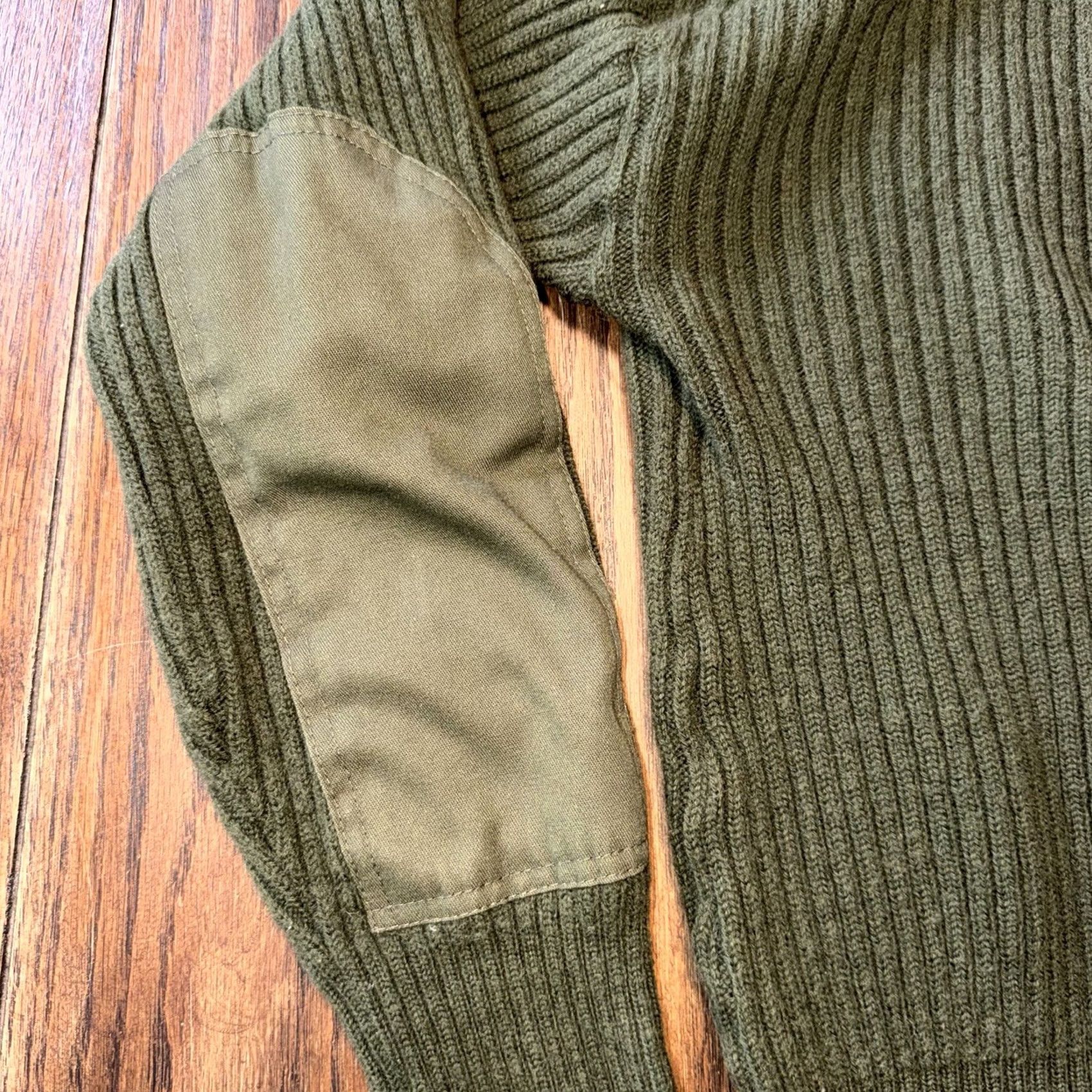 Commando DSCP Commando Sweater Mens Size 40 Green Wool Military Valor Collection Regular Fit Crew Neck Long Sleeve Vintage Size US L / EU 52-54 / 3 - 3 Thumbnail
