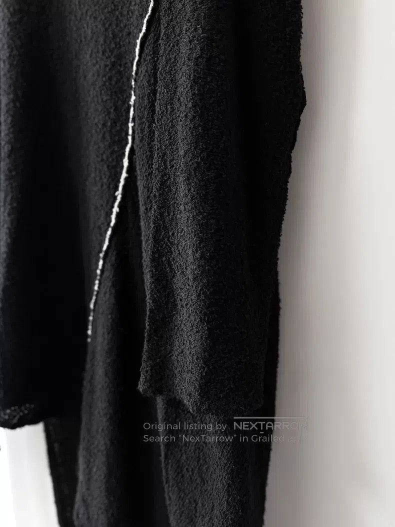 Yohji Yamamoto Yohji Yamamoto Asymmetrical grainy knitwear| Size US M / EU 48-50 / 2 - 7 Thumbnail