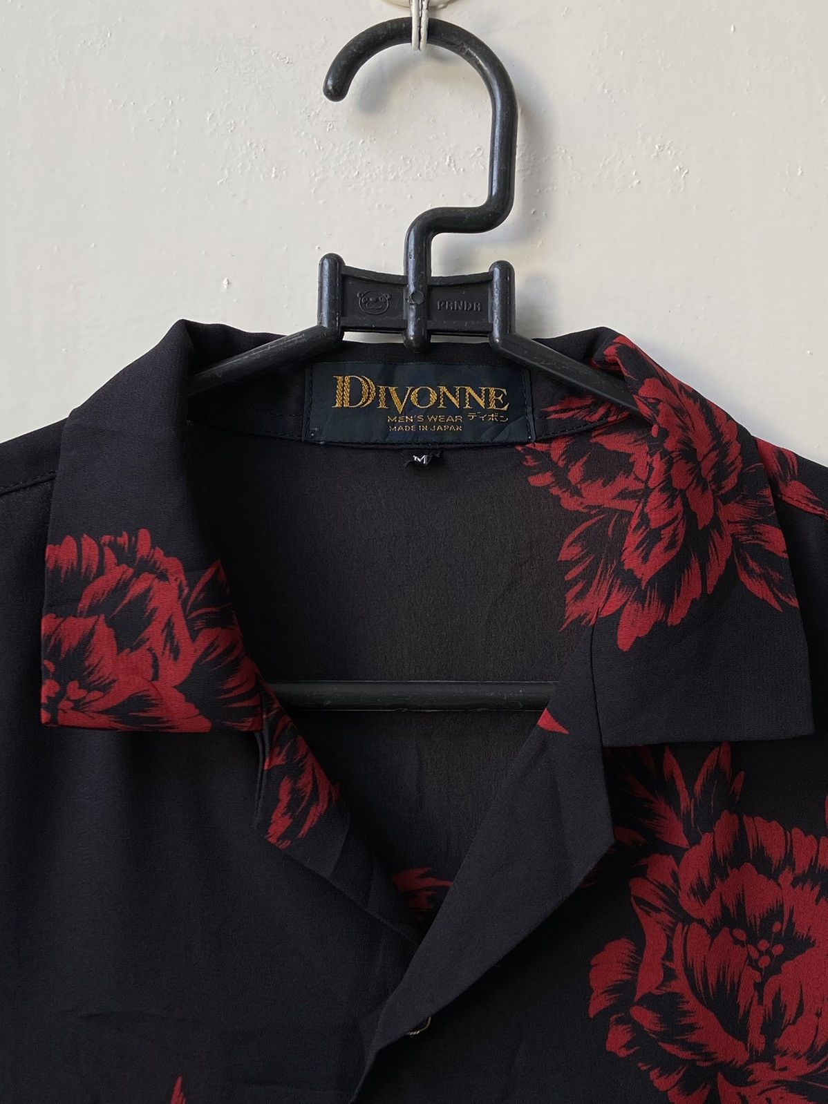 Designer × Japanese Brand DIVONNE Black Motive Shirt Size US S / EU 44-46 / 1 - 5 Thumbnail
