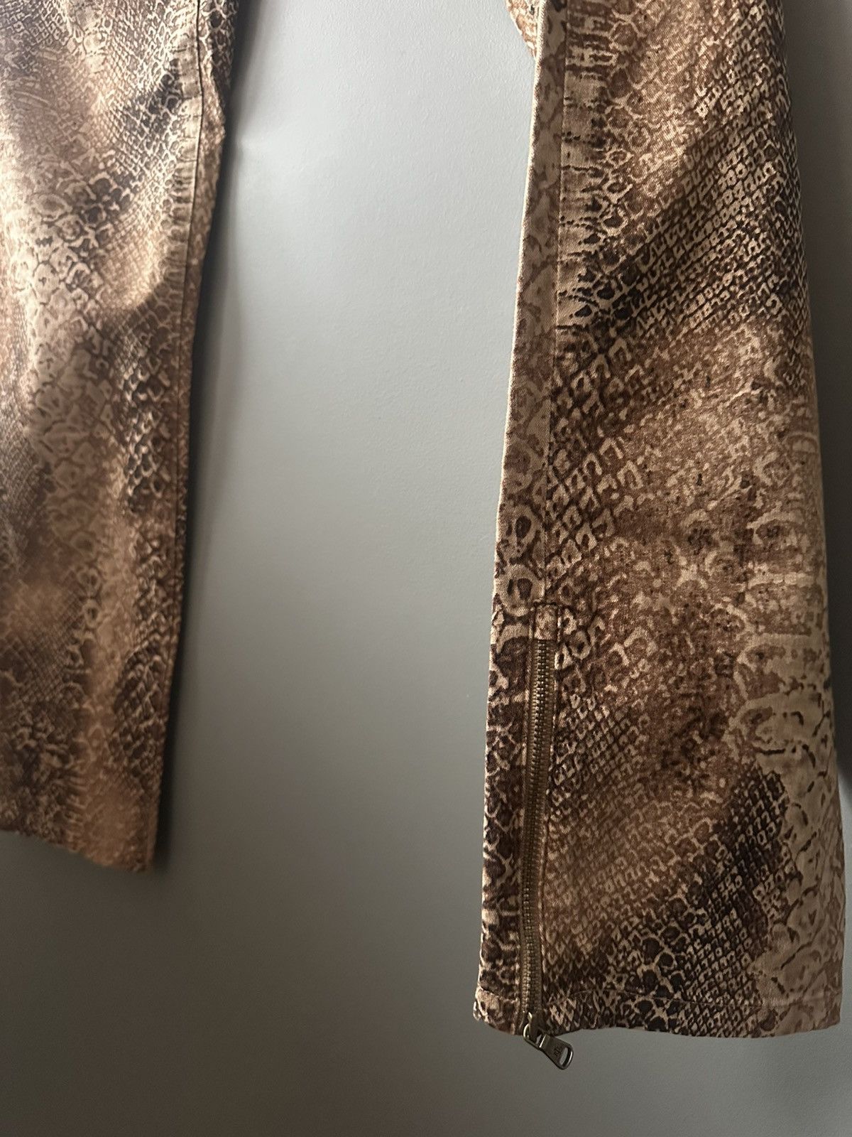 Polo Ralph Lauren Lauren Ralph Lauren Snakeskin Print Skinny Pants Size 4 Size 30" / US 8 / IT 44 - 6 Thumbnail