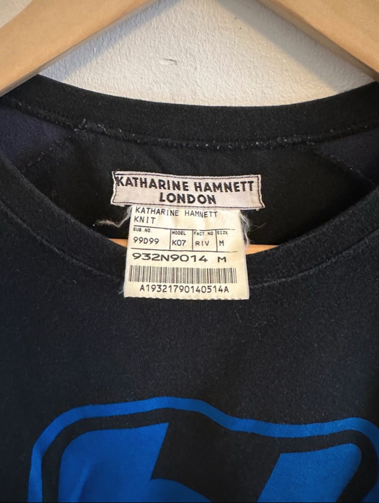 Katharine Hamnett London Katherine Hamnett H Logo T-shirt Size US M / EU 48-50 / 2 - 2 Thumbnail