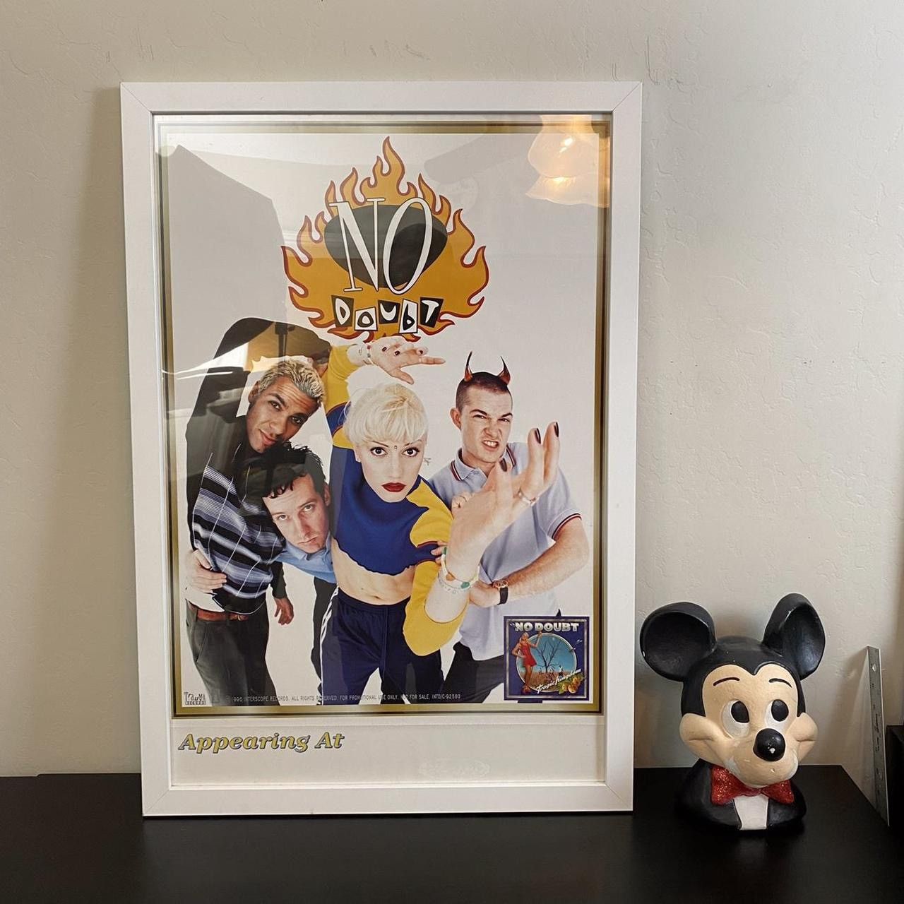 image of Vintage 1996 No Doubt Tour Poster in White, Men's