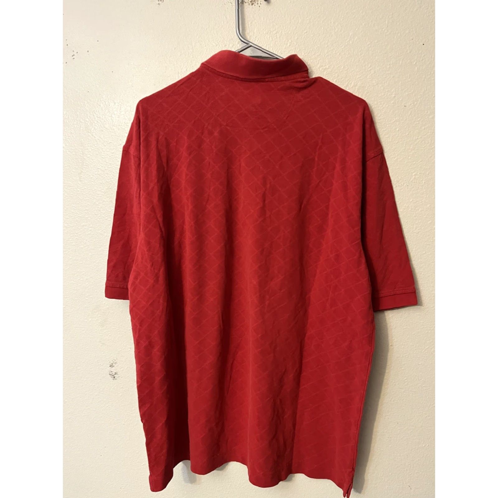 Dockers Dockers Polo Shirt Short Sleeve Men Large Red Cotton Polo Shirt Casual Golf Dockers Mens Regular Shirt Polo Red 100% Cotton Knit Logo Size US L / EU 52-54 / 3 - 2 Thumbnail
