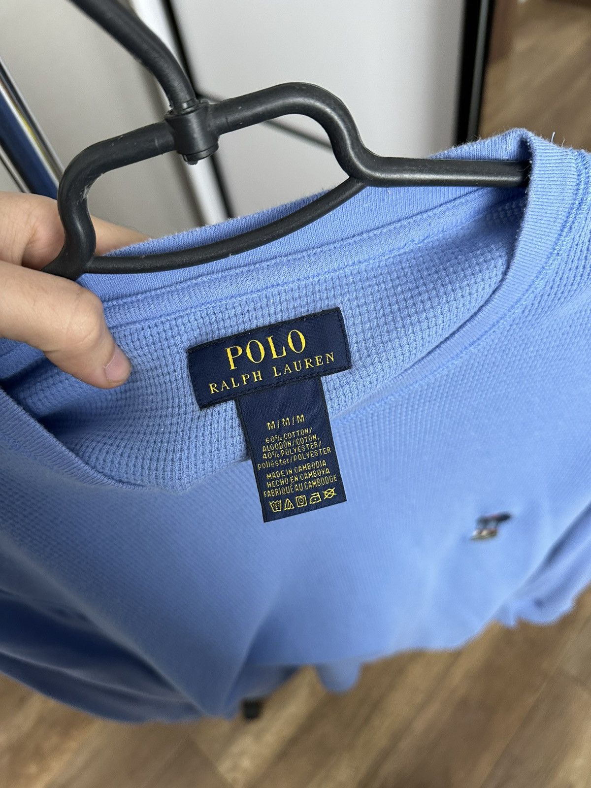 Polo Ralph Lauren Polo Bear Ralph Lauren RL Waffle Sweatshirt Crewneck Size US M / EU 48-50 / 2 - 8 Thumbnail