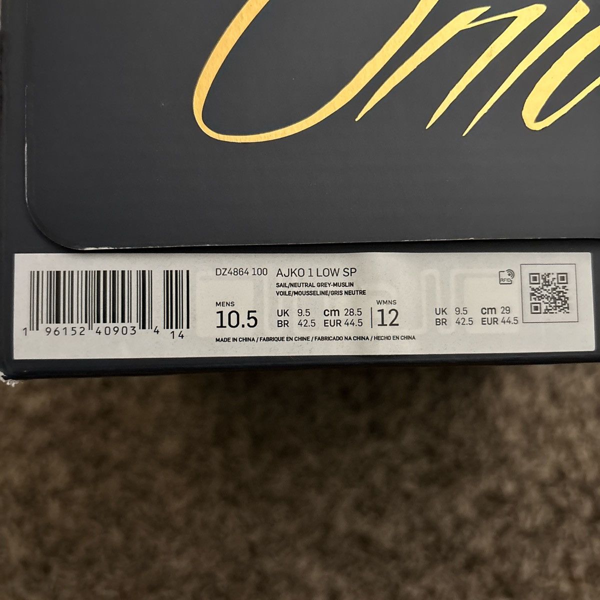 Jordan Brand × Union LA Jordan 1 low ko Size US 10.5 / EU 43-44 - 6 Thumbnail
