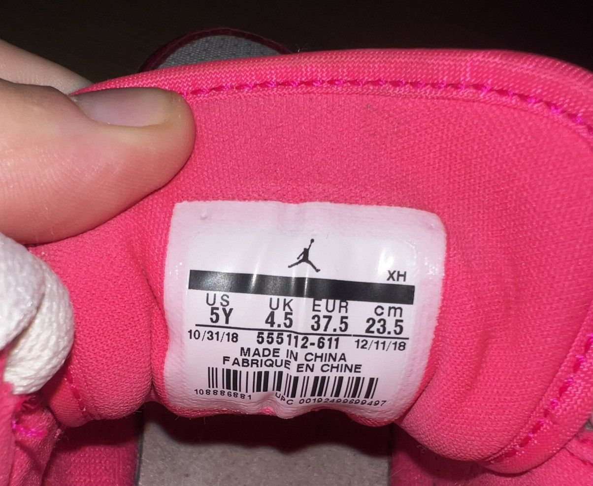 Nike Air Jordan 1 Mid GS “Hyper Pink” – UK 4.5 Size US 7 / IT 37 - 6 Thumbnail