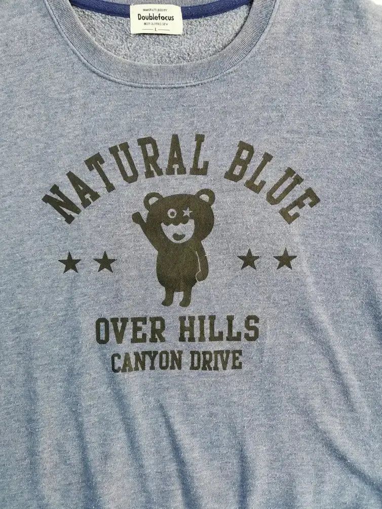 Japanese Brand Rare!!! Natural Blue Over Hills Canyon Drive Sweatshirt Size US L / EU 52-54 / 3 - 5 Thumbnail