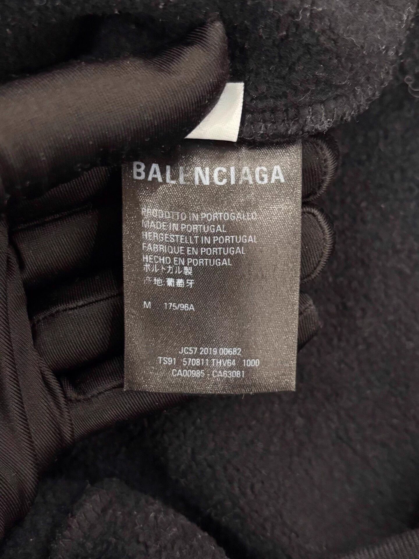 Balenciaga Balenciaga Back Double B Logo Black Hoodie M Size M / US 6-8 / IT 42-44 - 7 Thumbnail