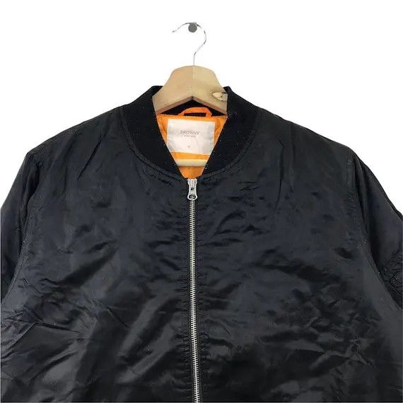 Other Vtg MA-1 BOMBER MILITARY Army Black Windbreaker Jacket Size US M / EU 48-50 / 2 - 3 Thumbnail