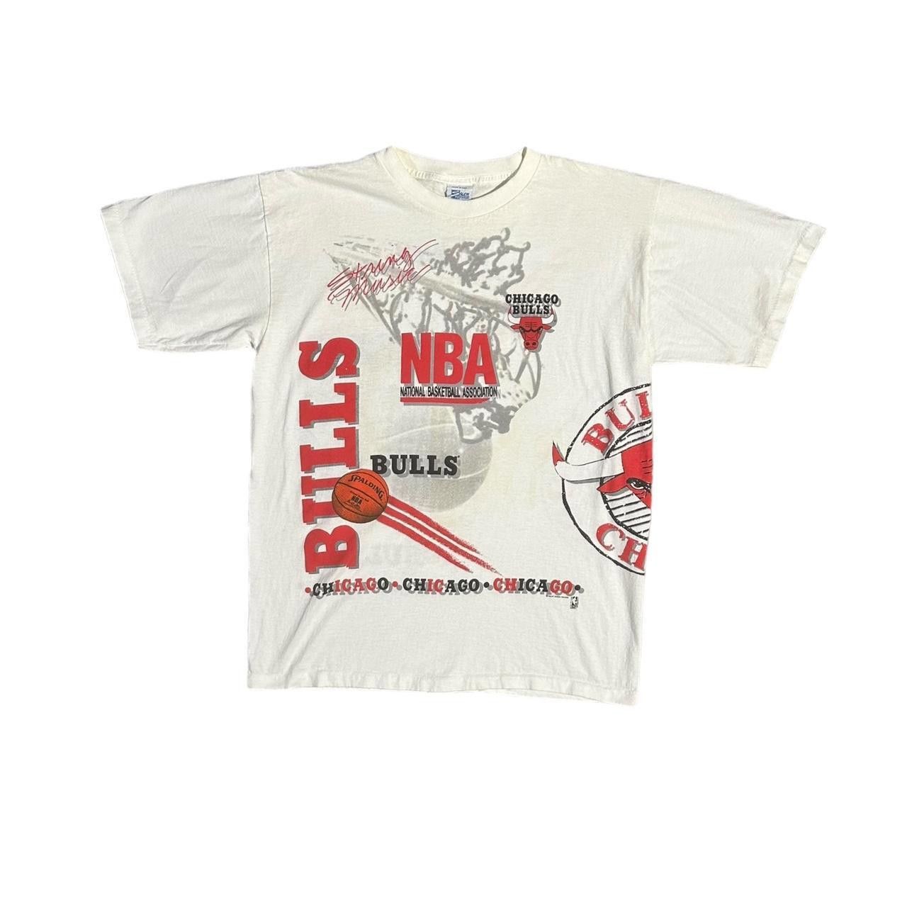 Salem Sportswear 90s Chicago Bulls AOP Salem Sportswear Shirt (MADE IN USA) Size US XL / EU 56 / 4 - 1 Thumbnail