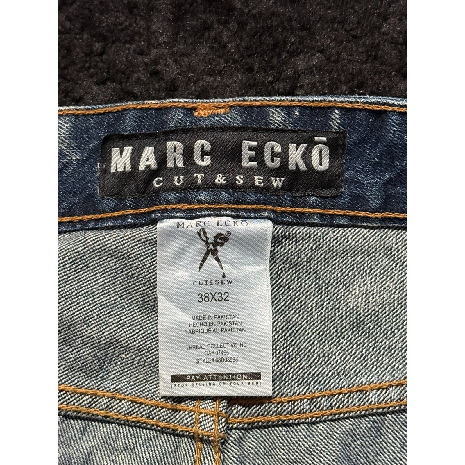 Marc Ecko Marc Ecko Distressed Jeans Men's Cut & Sew Ripped Denim Y2K Size US 38 / EU 54 - 4 Thumbnail