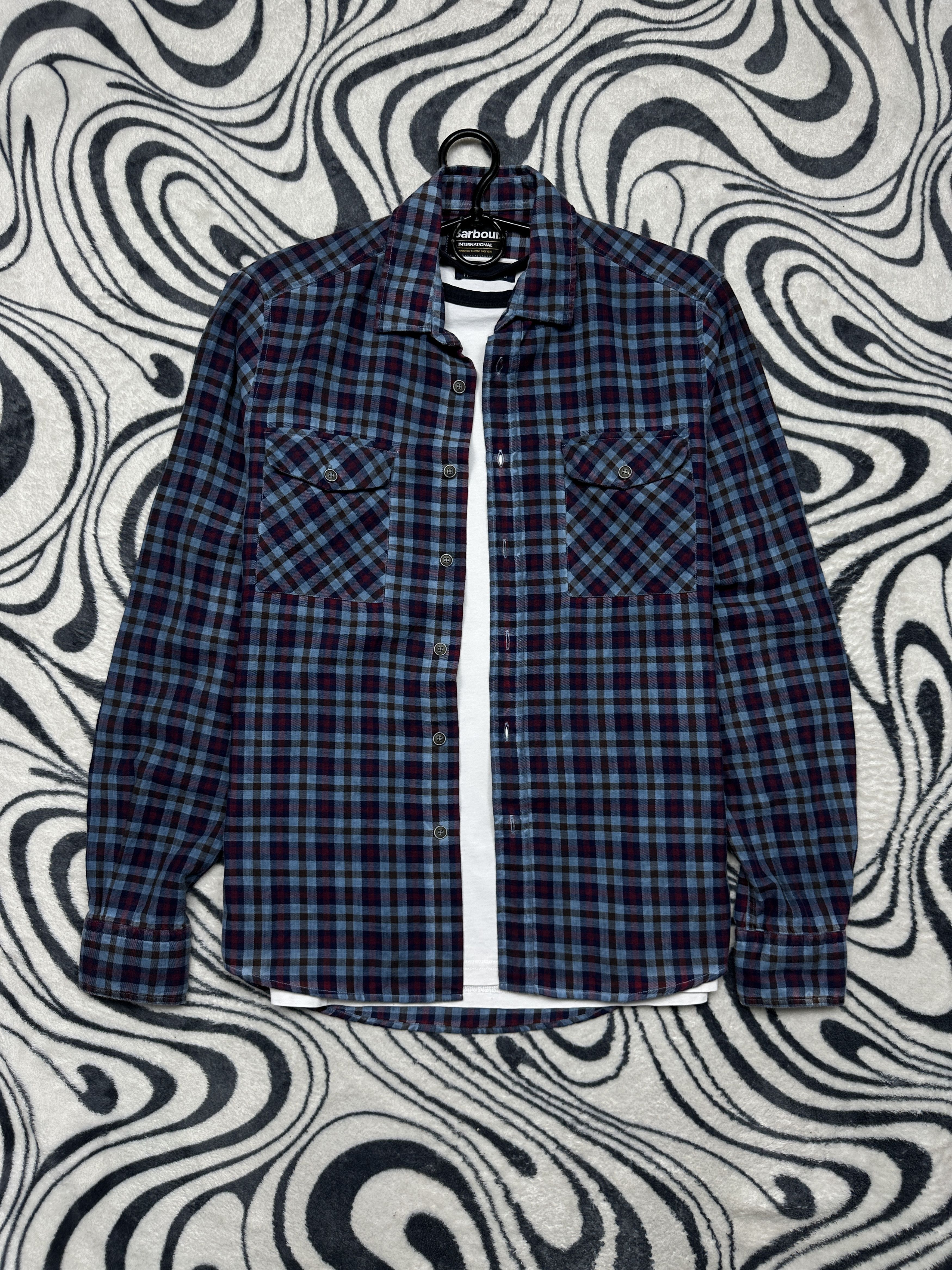 Barbour Barbour International Mens Flannel Plaid Shirt Size US S / EU 44-46 / 1 - 1 Thumbnail