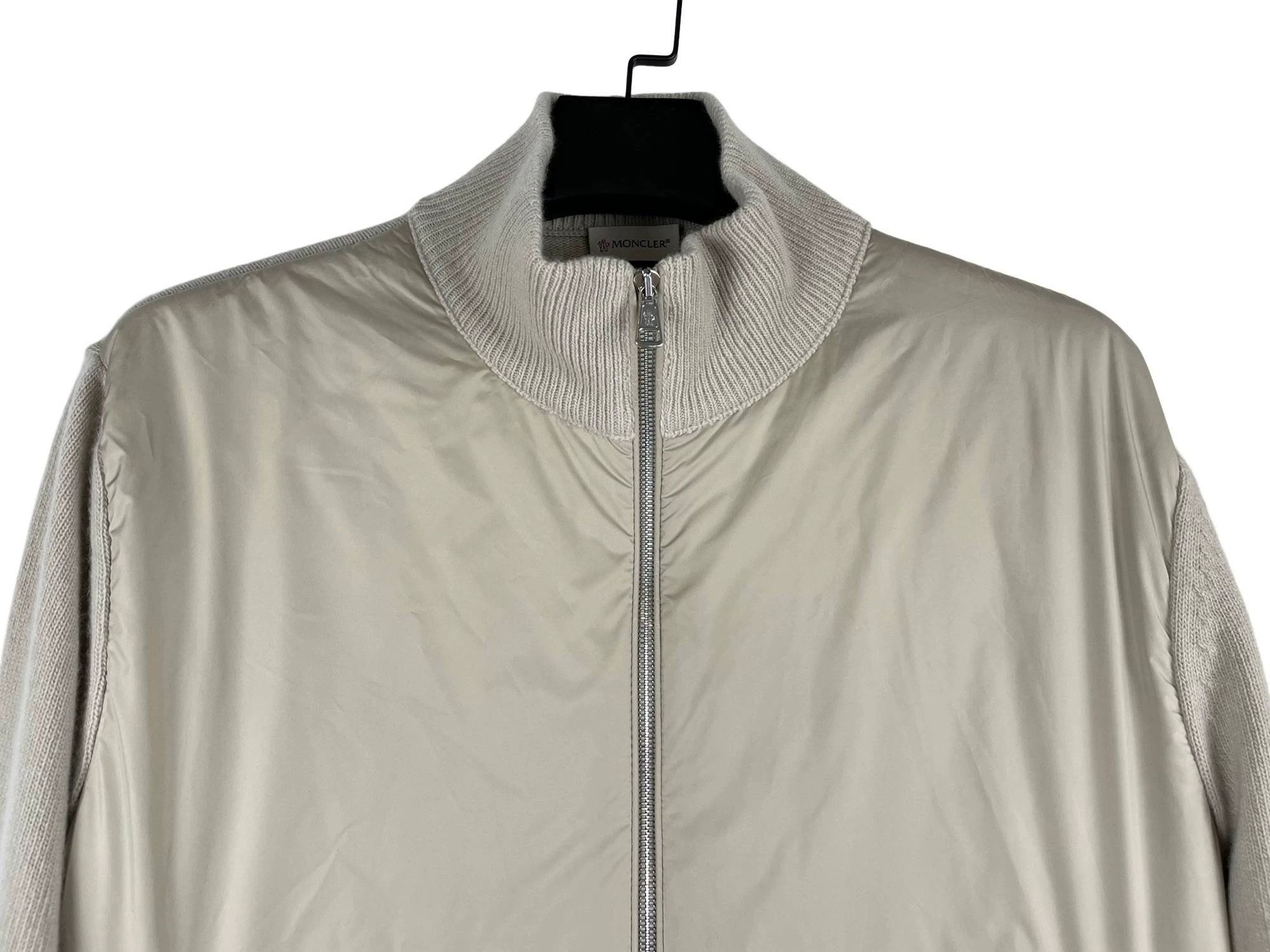 Moncler Moncler 25AW Cashmere & Knit Paneled Down Jacket Size US L / EU 52-54 / 3 - 3 Thumbnail