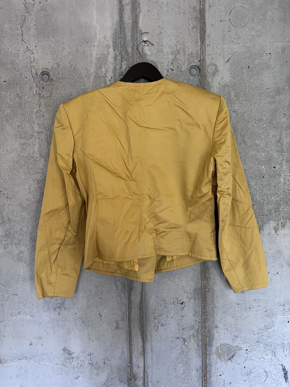 Yves Saint Laurent Yves Saint Laurent Variation cropped 80s jacket Size L / US 10 / IT 46 - 2 Thumbnail