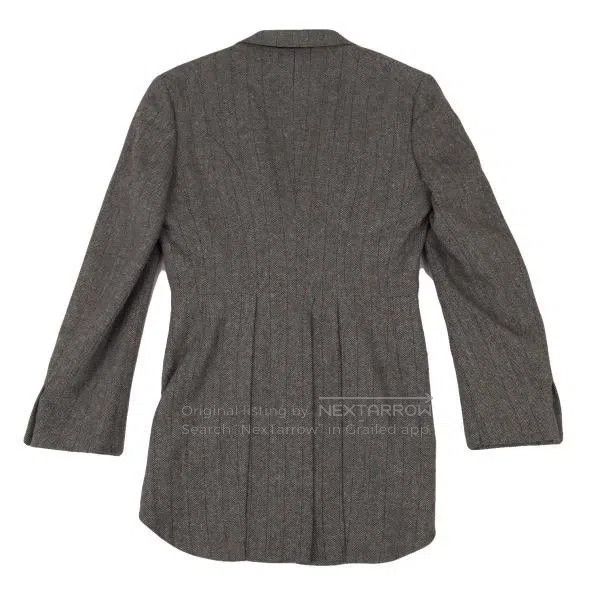 Comme des Garcons Comme des Garcons Grey Retro Patterned Design Tailcoat Size S / US 4 / IT 40 - 3 Thumbnail