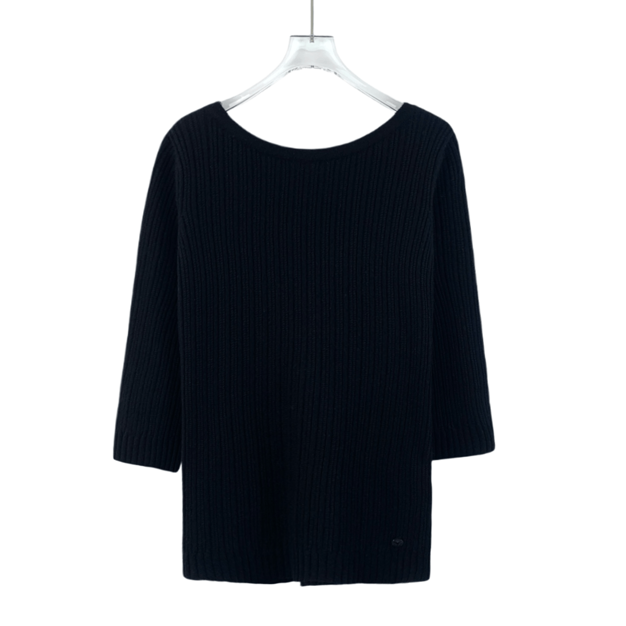 Chanel Chanel Knit Sweater – Black Cashmere Long Sleeve (Size S) Size S / US 4 / IT 40 - 1 Thumbnail