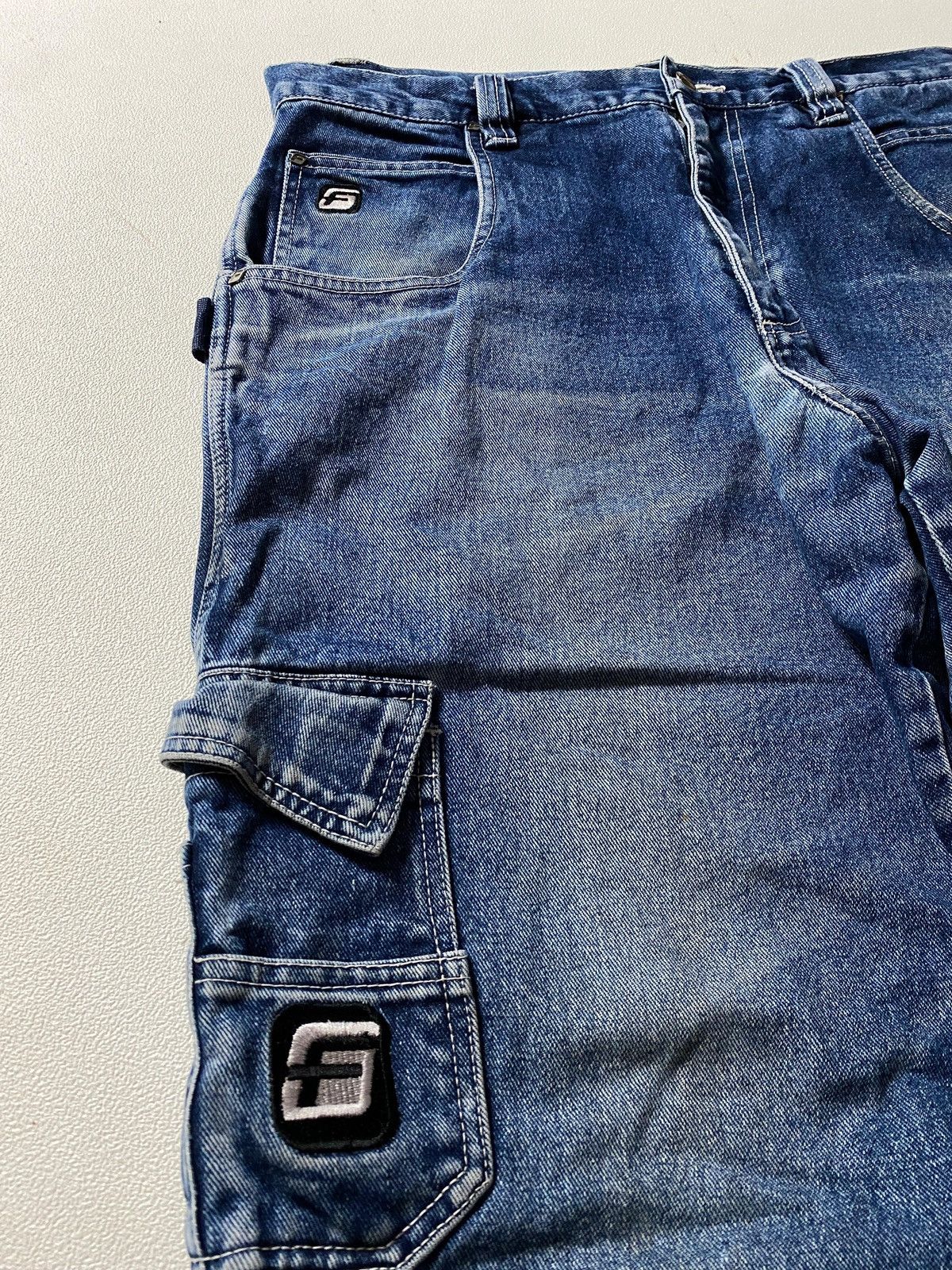 Fubu Fubu y2k Embroidered Carpenter Jeans Blue Size US 36 / EU 52 - 21 Thumbnail