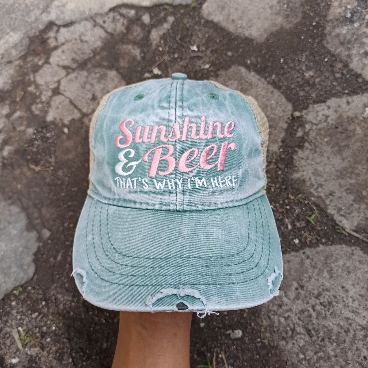 14th Addiction SICK wash distresses hat sunshine & beer Size ONE SIZE - 1 Thumbnail