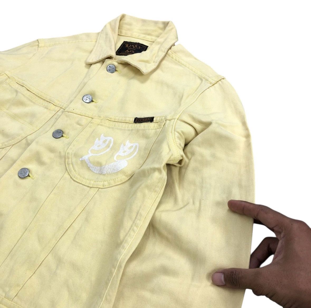 Hysteric Glamour 2000s HYSTERIC GLAMOUR Type III TRUCKER JEANS JACKET KINKY Size US S / EU 44-46 / 1 - 4 Thumbnail