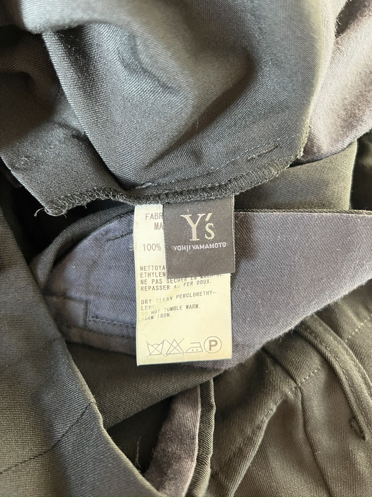 Yohji Yamamoto Yohji Yamamoto Y's - W/Gabardine Wide Shorts Pants Size US 34 / EU 50 - 4 Thumbnail