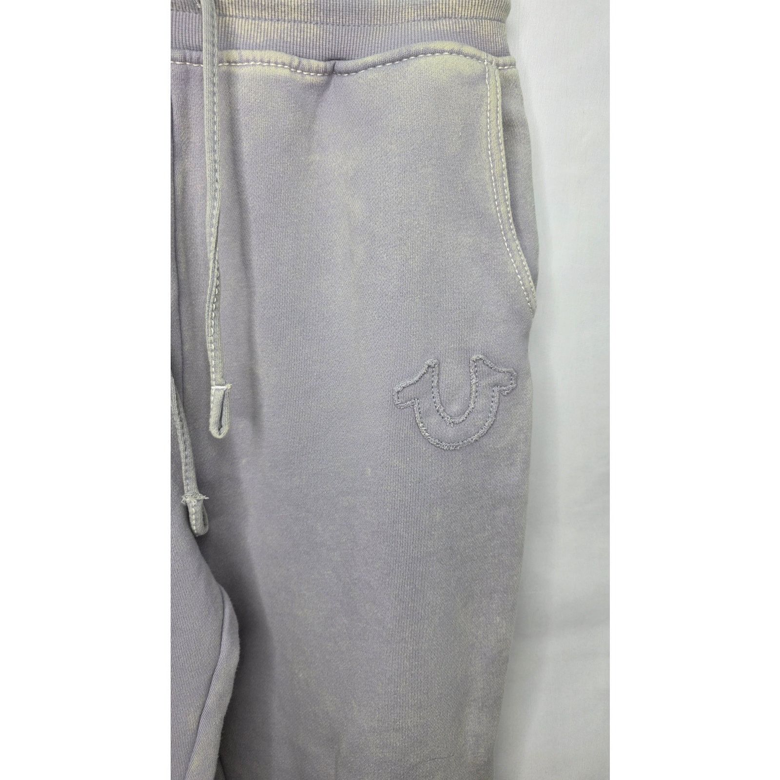 True Religion True Religion Gray Distressed Relaxed Fit Joggers Pants Size 30" / US 8 / IT 44 - 3 Thumbnail