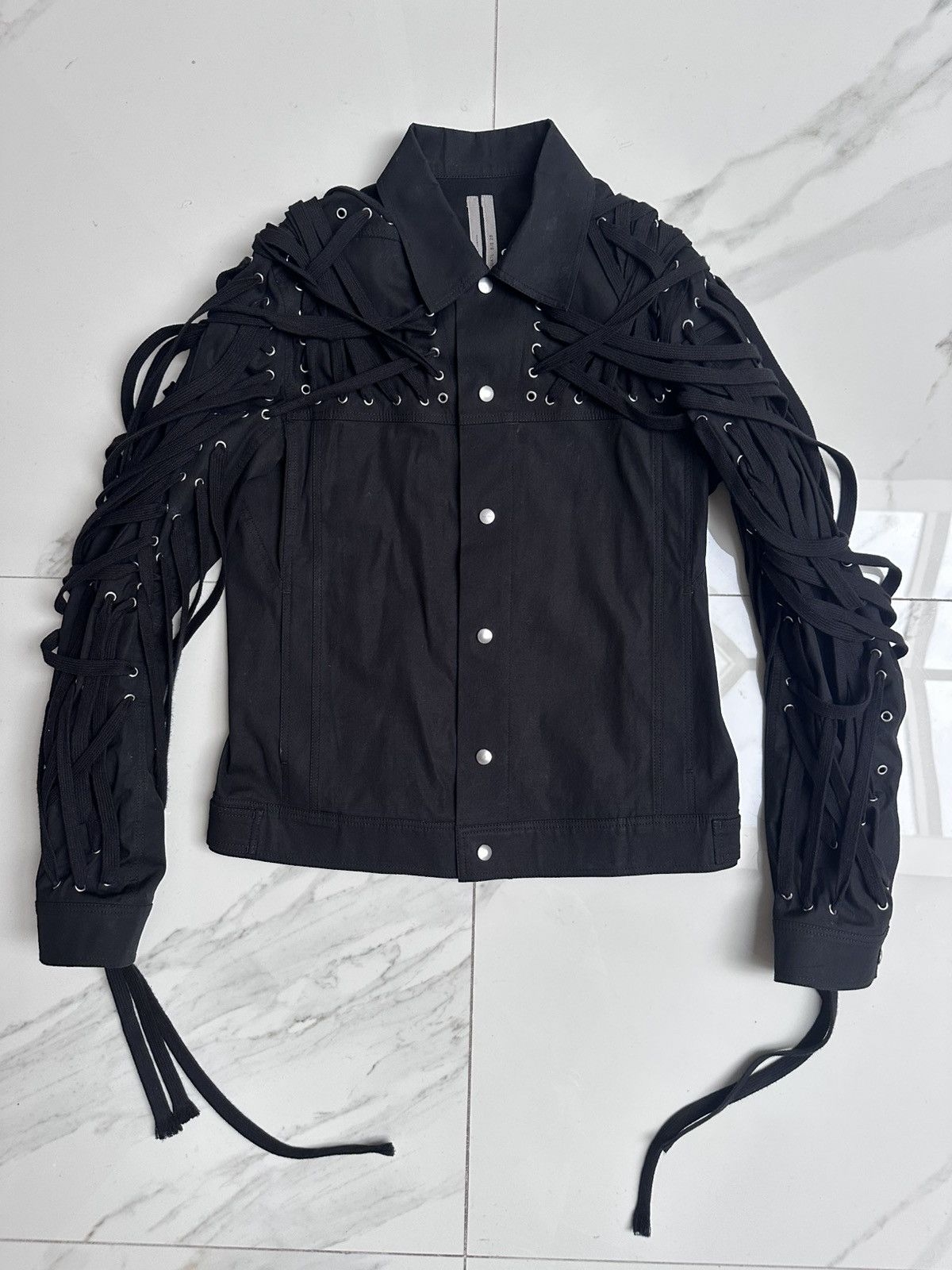 Rick Owens FINAL DROP***Rick Owens Mega Lace Worker Jacket sz 48