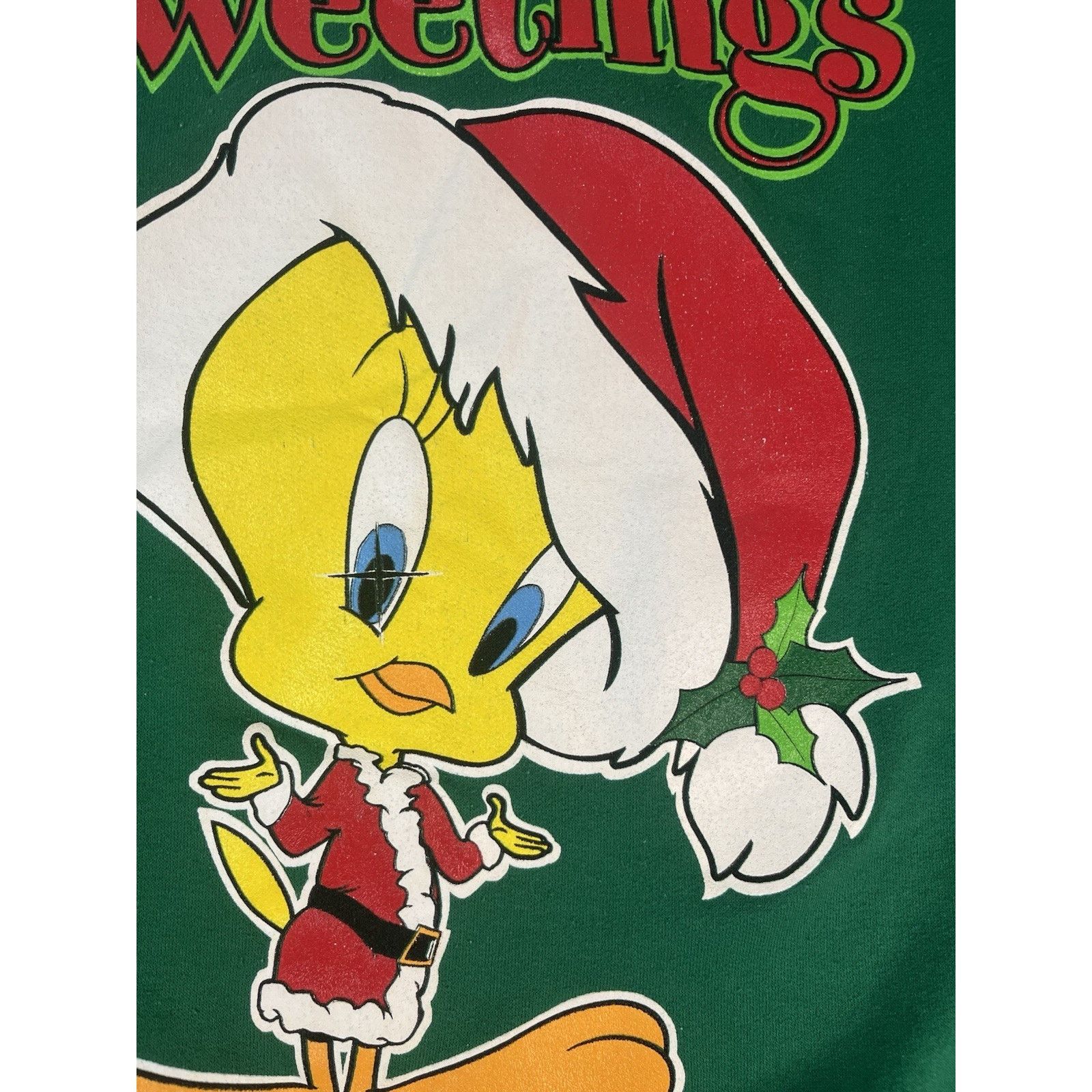 Other Vintage 1995 Tweety Xmas Seasons Gweetings Sweatshirt XL/2XL Size US XL / EU 56 / 4 - 4 Thumbnail
