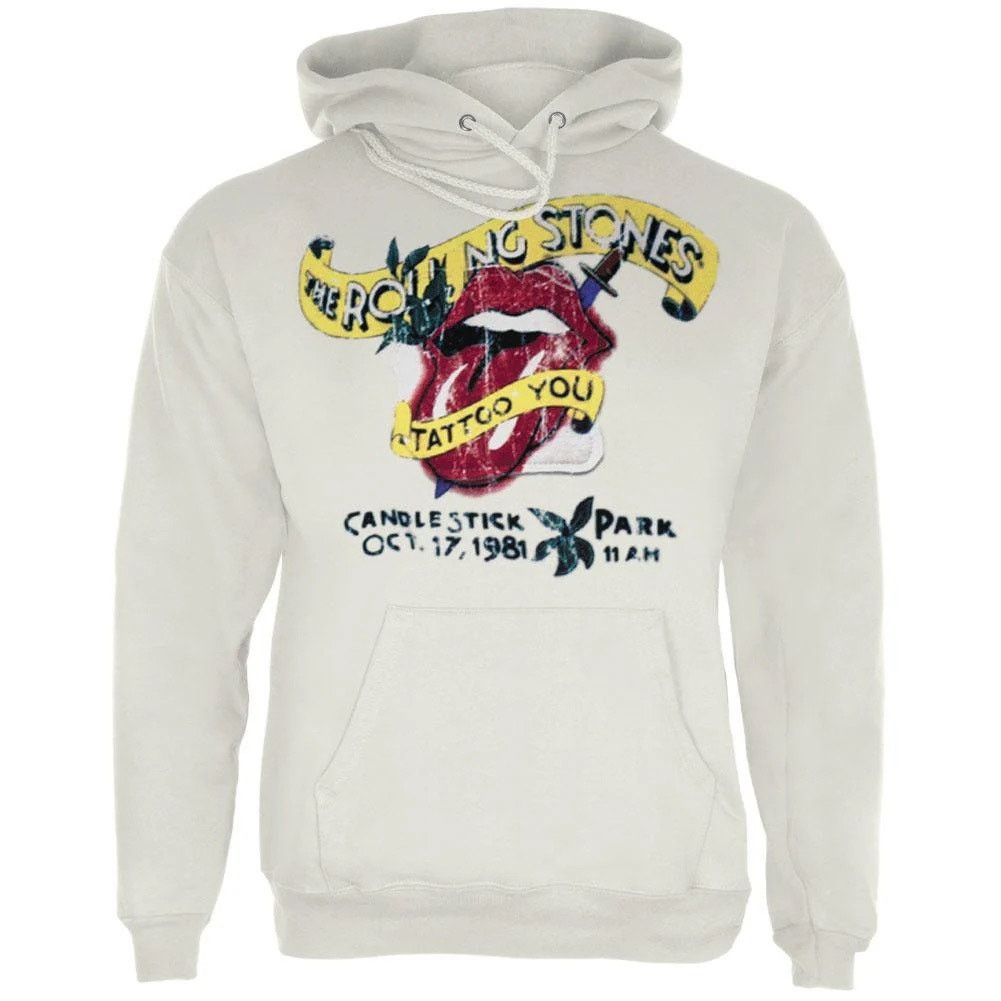 The Rolling Stones ROLLING STONES Tattoo You Patch Hoodie Vintage Very rare Size M / US 6-8 / IT 42-44 - 1 Thumbnail