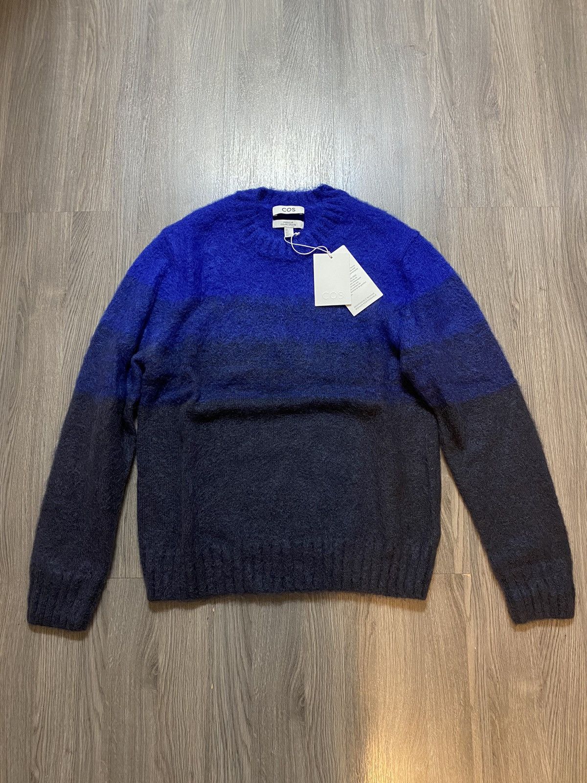 Cos COS Blue Ombre Mohair Sweater Size US S / EU 44-46 / 1 - 1 Thumbnail
