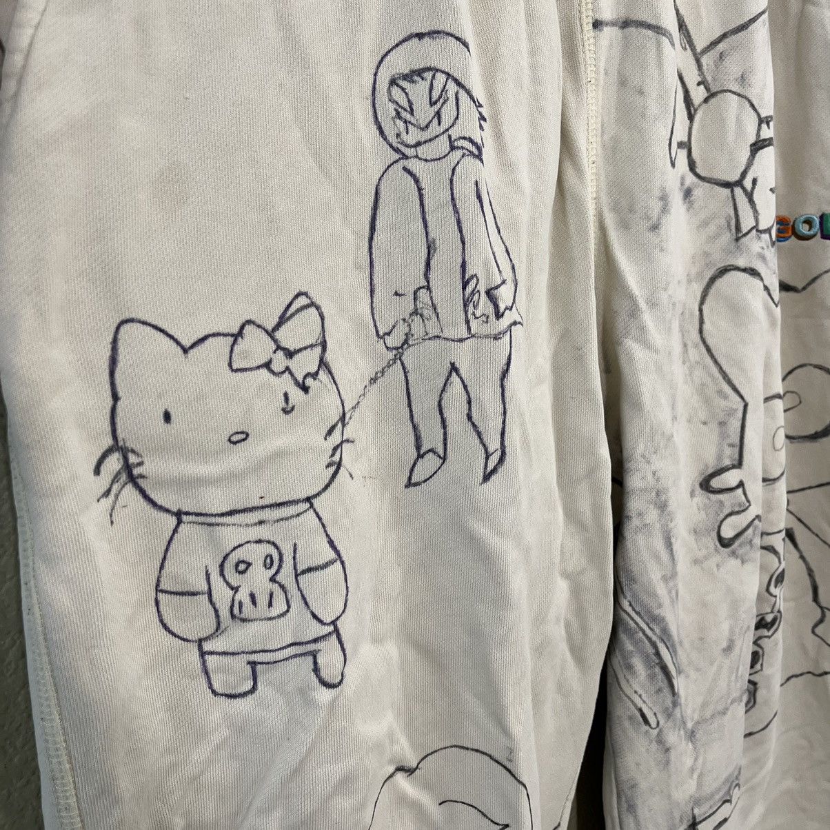 Golf Wang Golf Wang Custom Cartoon Sweatpants Small Size US 29 - 3 Thumbnail