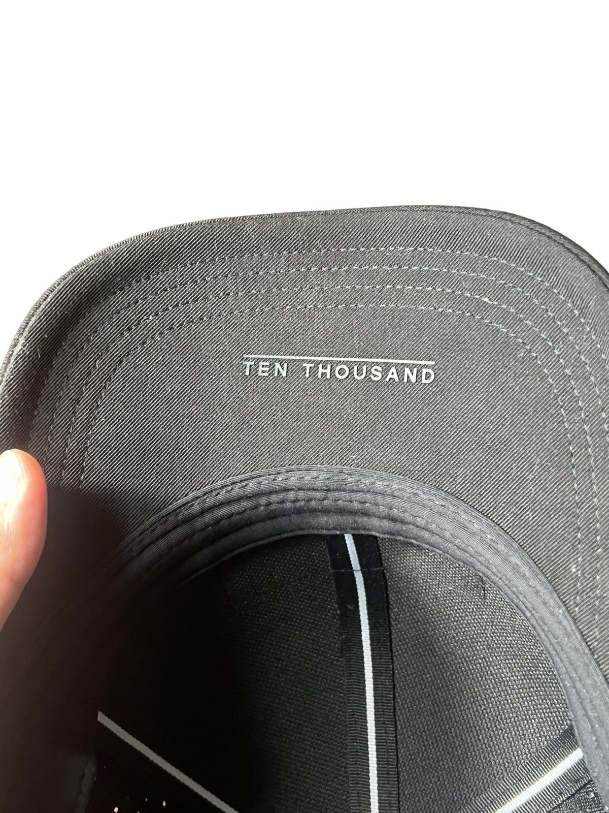 Ten Thousand Ten Thousand Black Baseball Cap Size ONE SIZE - 6 Thumbnail