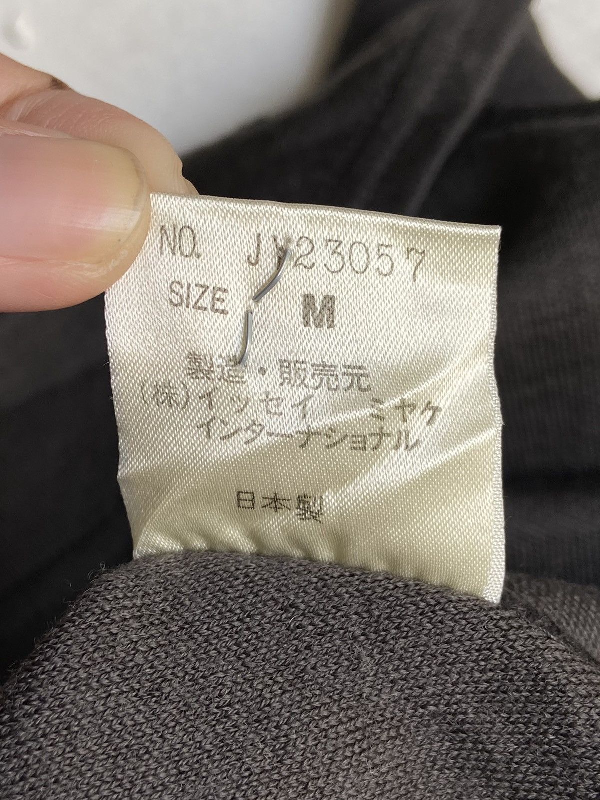 Issey Miyake ISSEY MIYAKE Long Sleeve T-shirt Size US S / EU 44-46 / 1 - 8 Thumbnail