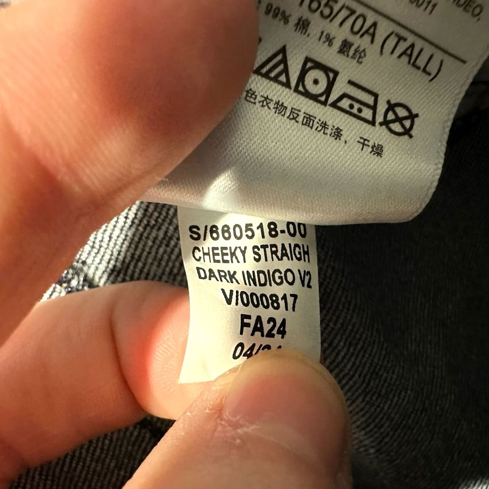 Gap GAP Jeans Womens 27 4T Blue Denim Straight High Rise Button Fly Size 27" / US 4 / IT 40 - 7 Thumbnail